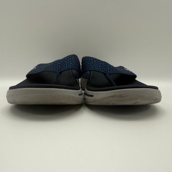 Skechers Ultra Go Arch Fit Navy Open Toe Sandals Womens 7 Shoes - Picture 2 of 8